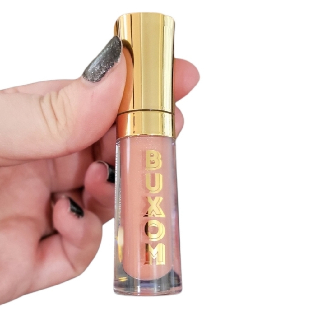 New Buxom Full On Plumping Lip Polish Gloss Sandy nude